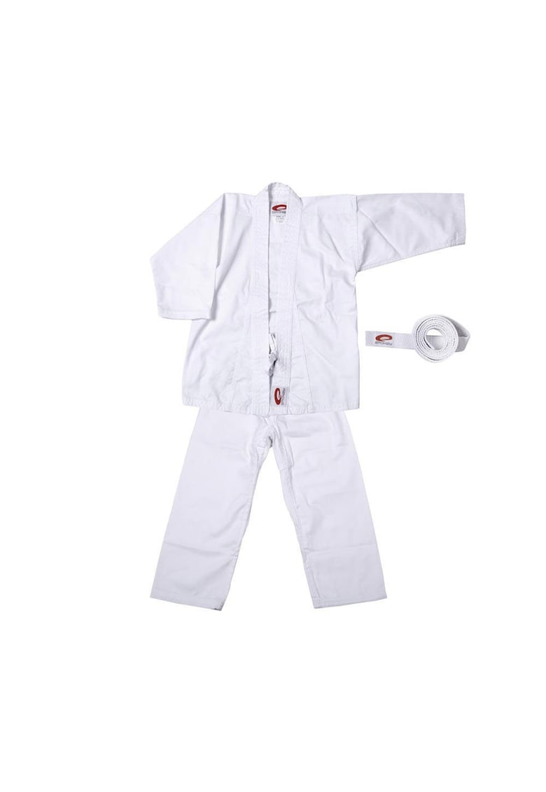 Uniforma karate bumbac - alb - 110cm