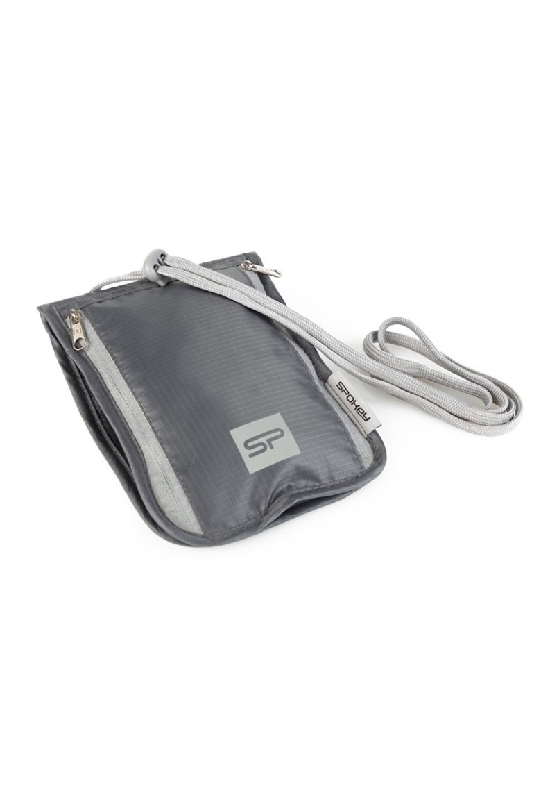 Portofel 14x20.5cm - cu protectie RFID - subtire - cu buzunar cu fermoar
