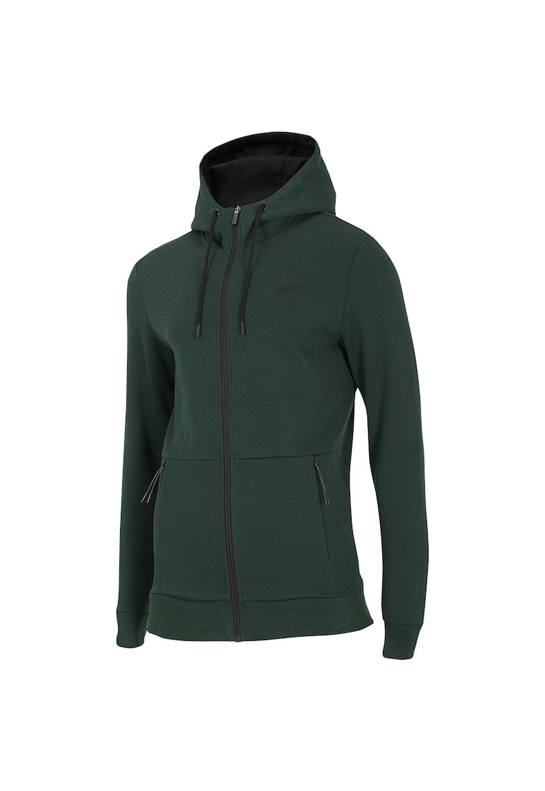 Hanorac sport barbati verde - bumbac - fitness -