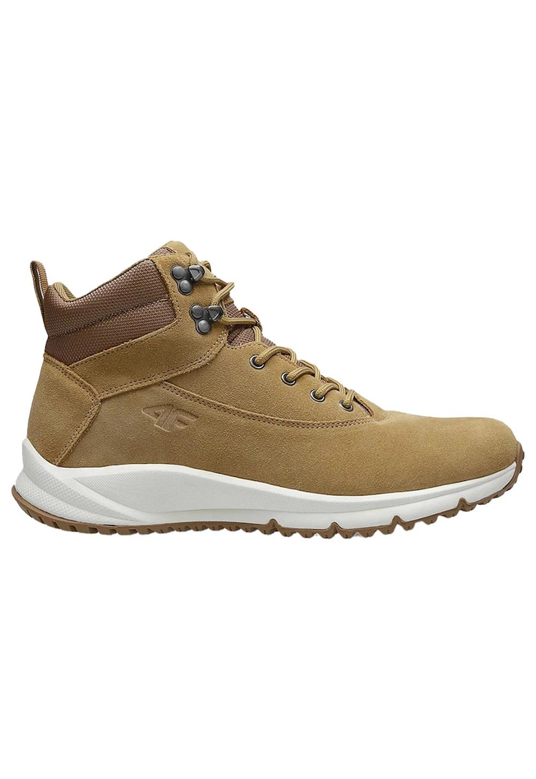 Ghete sport D4Z20-OBDH200 - piele intoarsa - maro