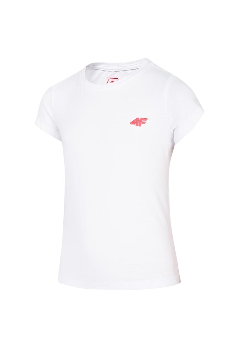 Tricou copii maneca scurta - bumbac - alb - HJL21-JTSD008