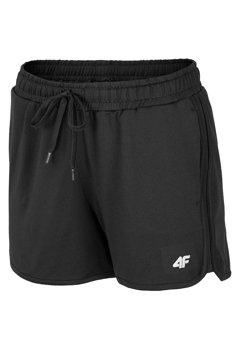 Pantaloni scurti sport dama NOSH4-SKDF001 - Poliester/Elastan - Negru