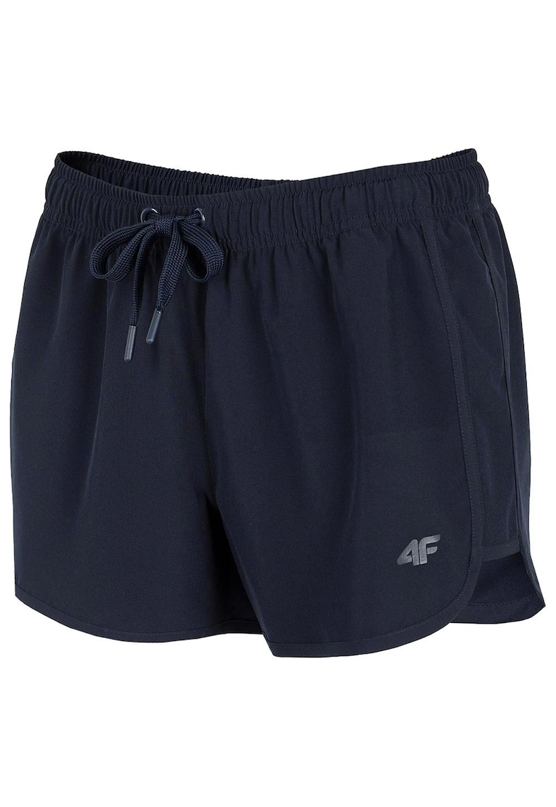 Pantaloni scurti sport dama H4L21-SKDT001 - Poliester/Elastan - Bleumarin