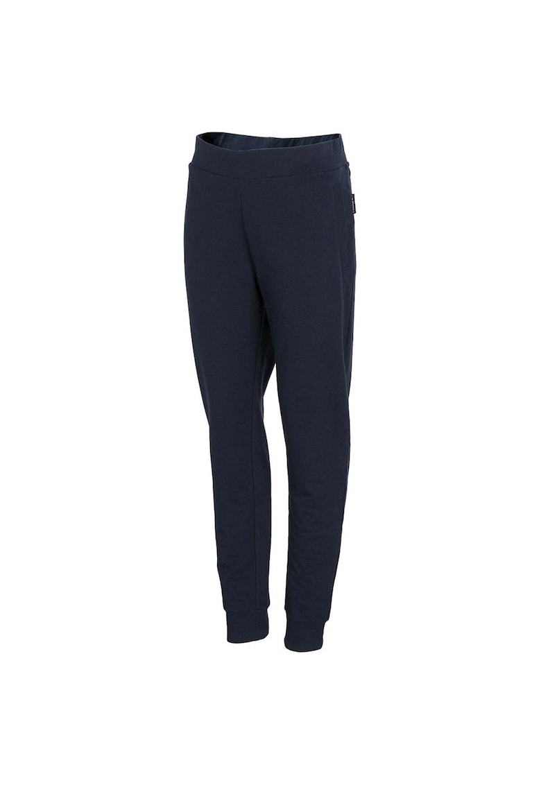 Pantaloni sport dama HOZ20-SPDD600 - Bumbac/Elastan - Albastru inchis