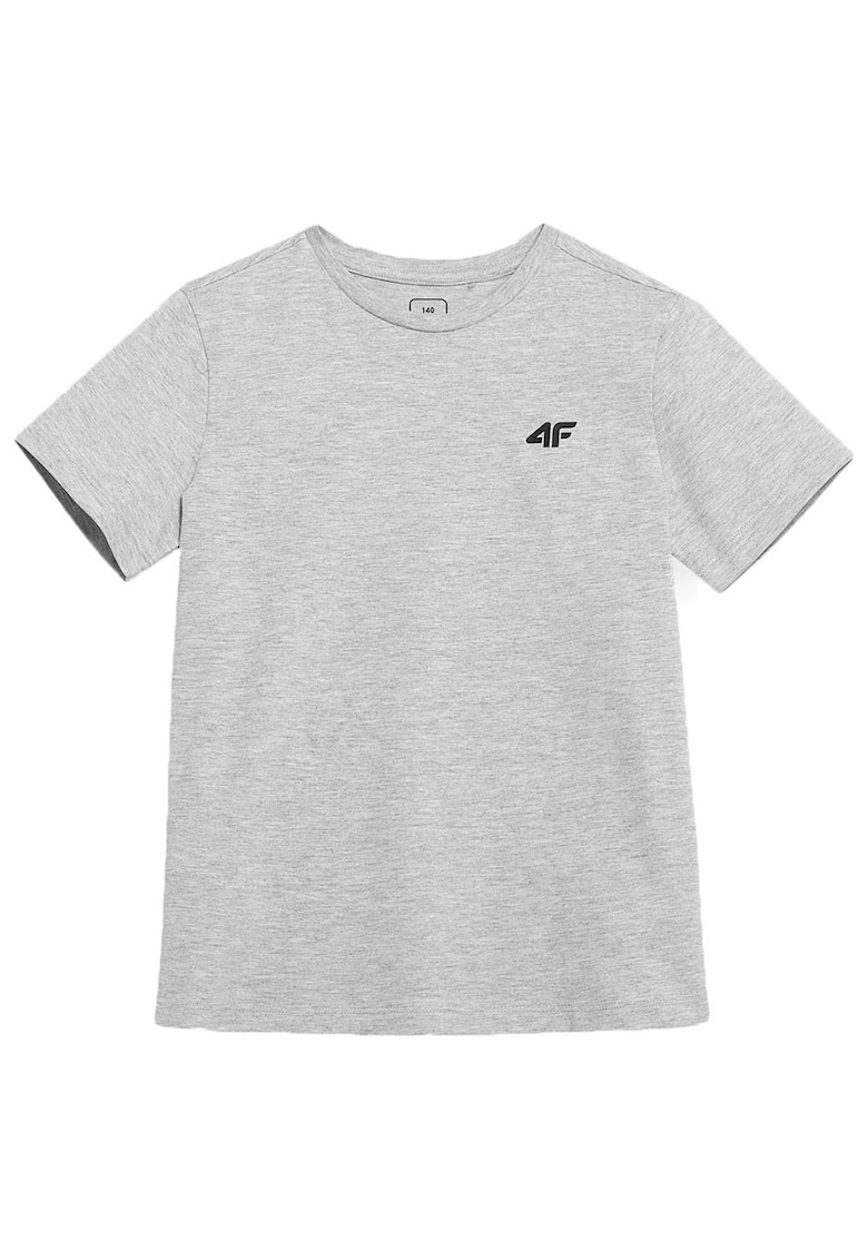 Tricou copii gri - bumbac - maneca scurta - HJL21-JTSM001