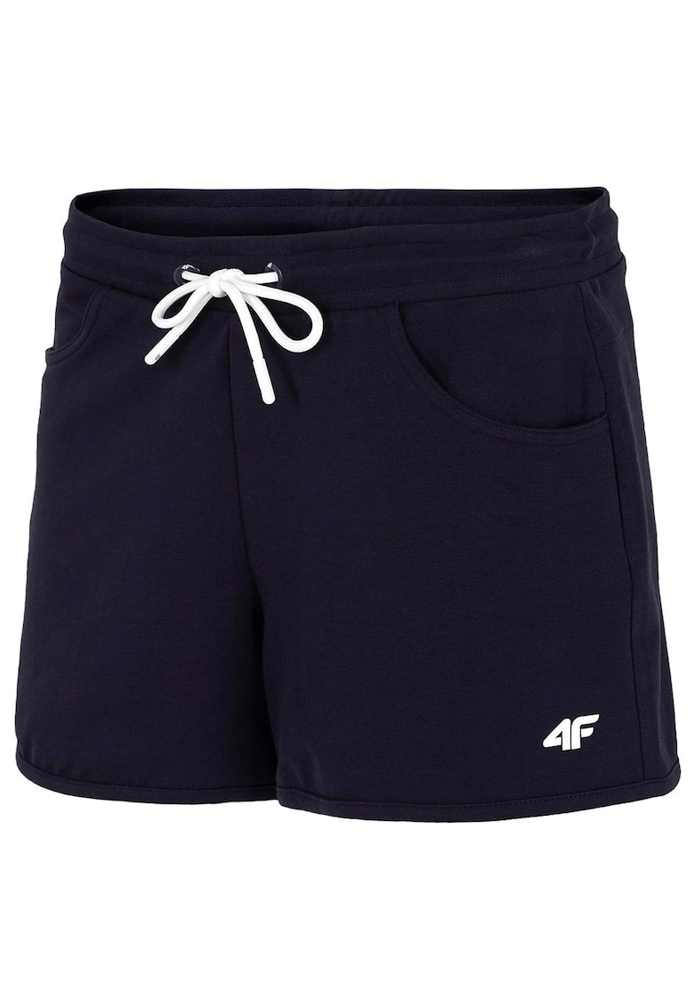 Pantaloni scurti sport dama NOSH4-SKDD001 - Bumbac/Elastan - Bleumarin