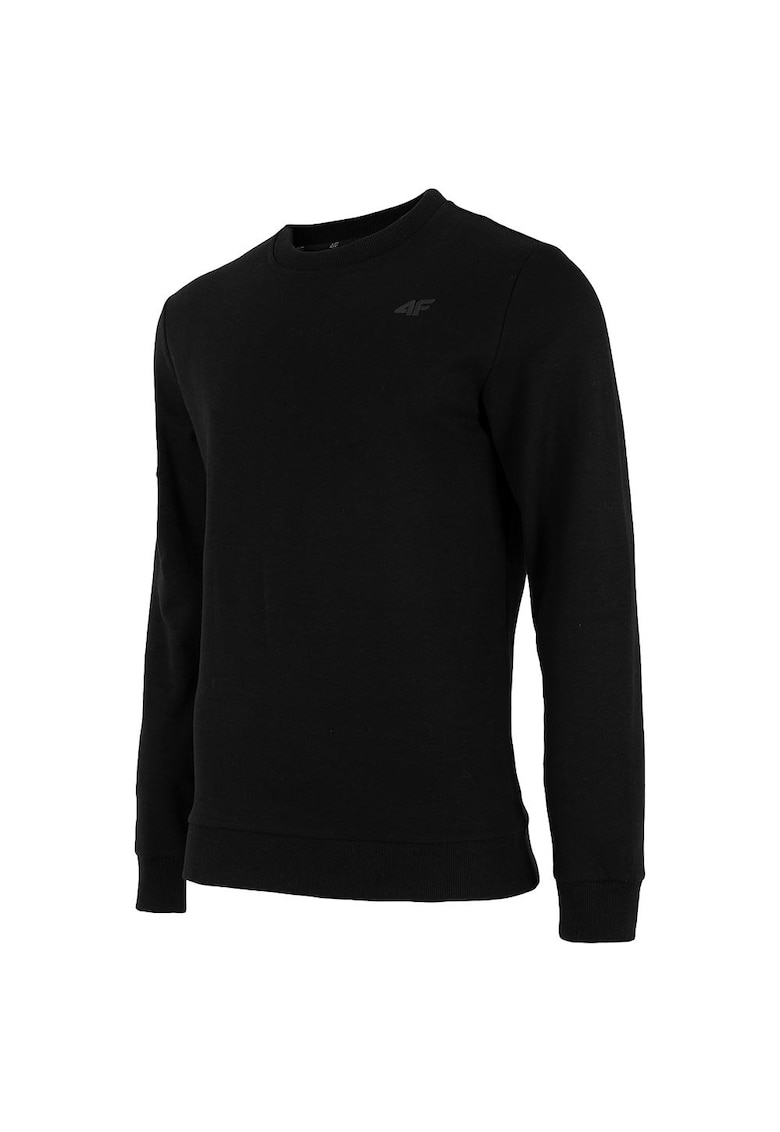 Bluza barbati - buzunar cu fermoar - bumbac si poliester - negru