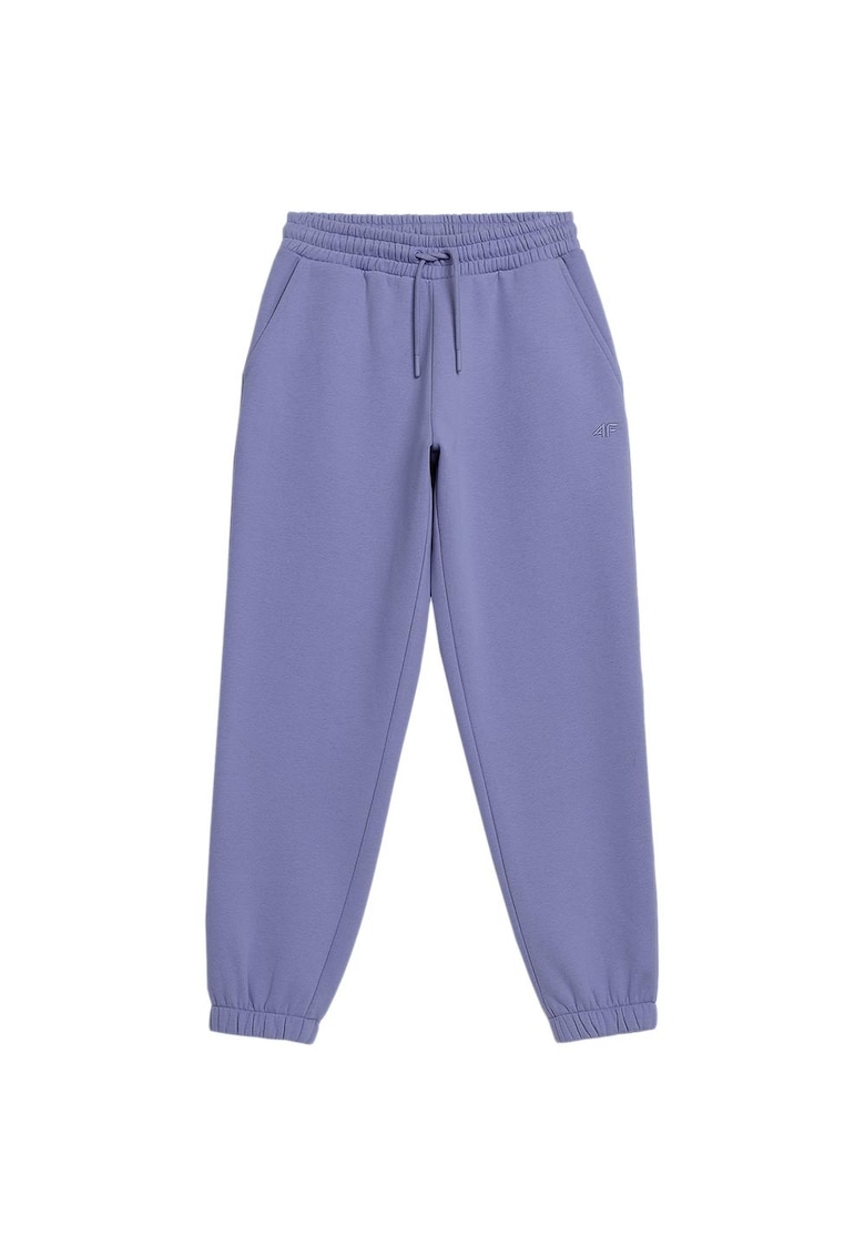 Pantaloni sport dama AW21TTROF019 - 4F - Bumbac/Poliester - Mov