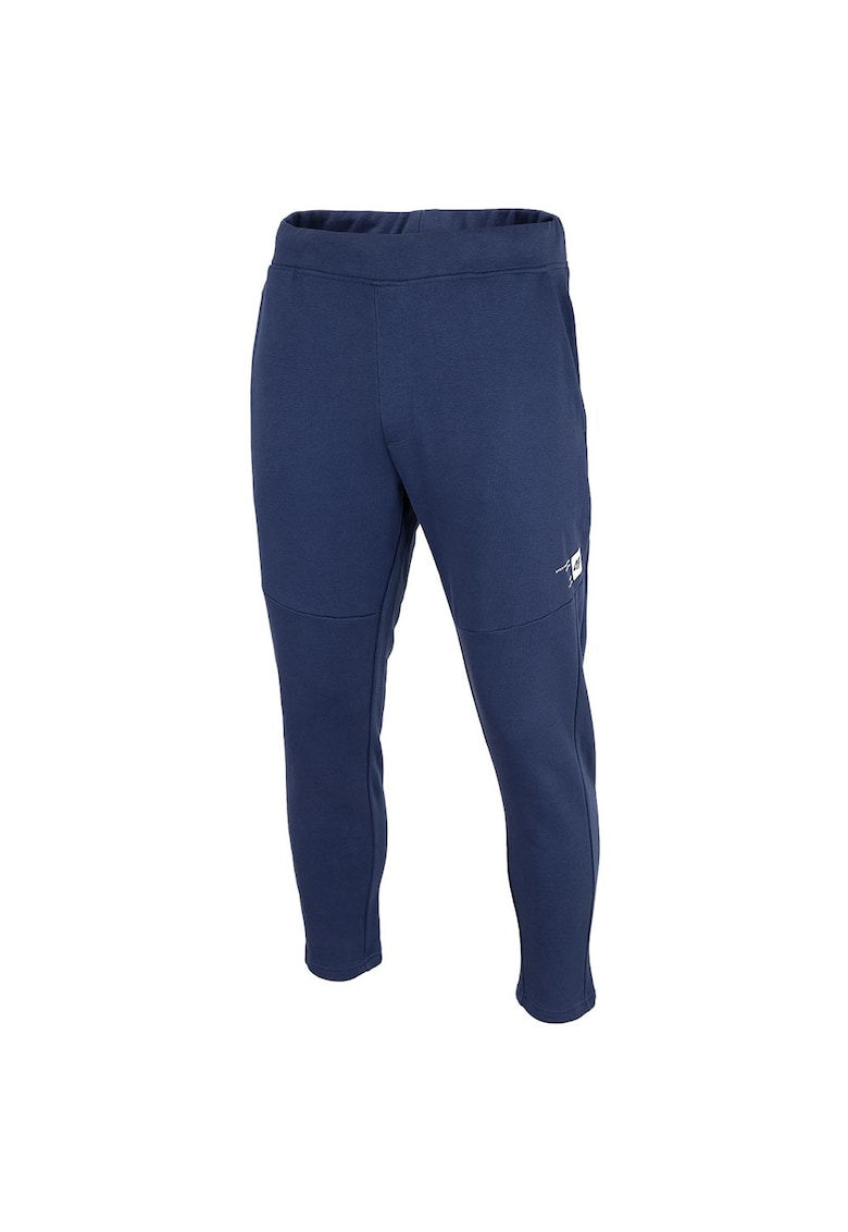 Pantaloni de trening pentru barbati - H4Z22-SPMD013 - bumbac/poliester - bleumarin