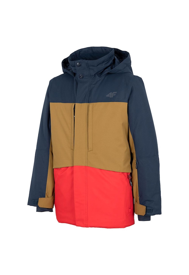 Geaca de schi pentru copii HJZ22-JKUMN004 - impermeabila - poliester - multicolor -