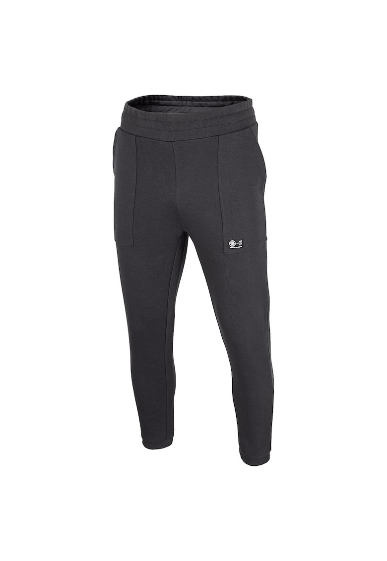 Pantaloni de trening pentru barbati - H4Z22-SPMD010 - bumbac/poliester - gri