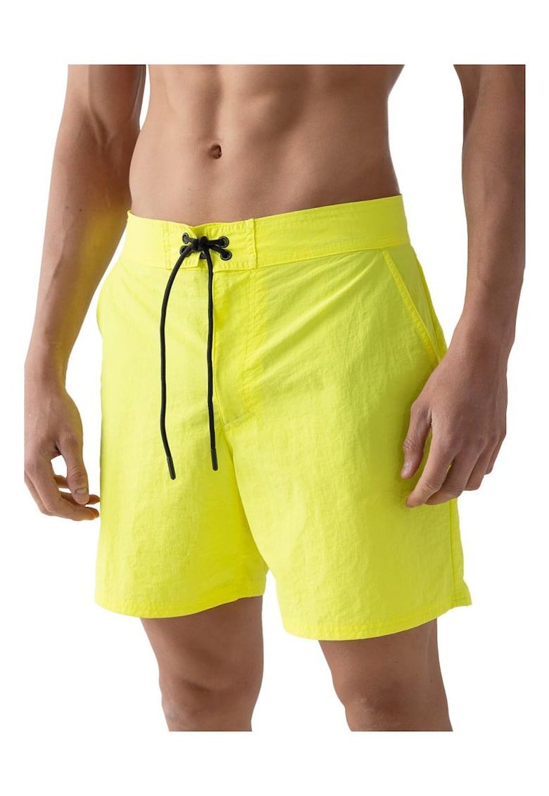 Costum de baie galben - talie reglabila - 100% poliamida