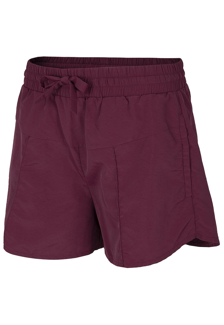 Pantaloni sport scurti dama HOL21-SKDT604 - Poliester - Visiniu