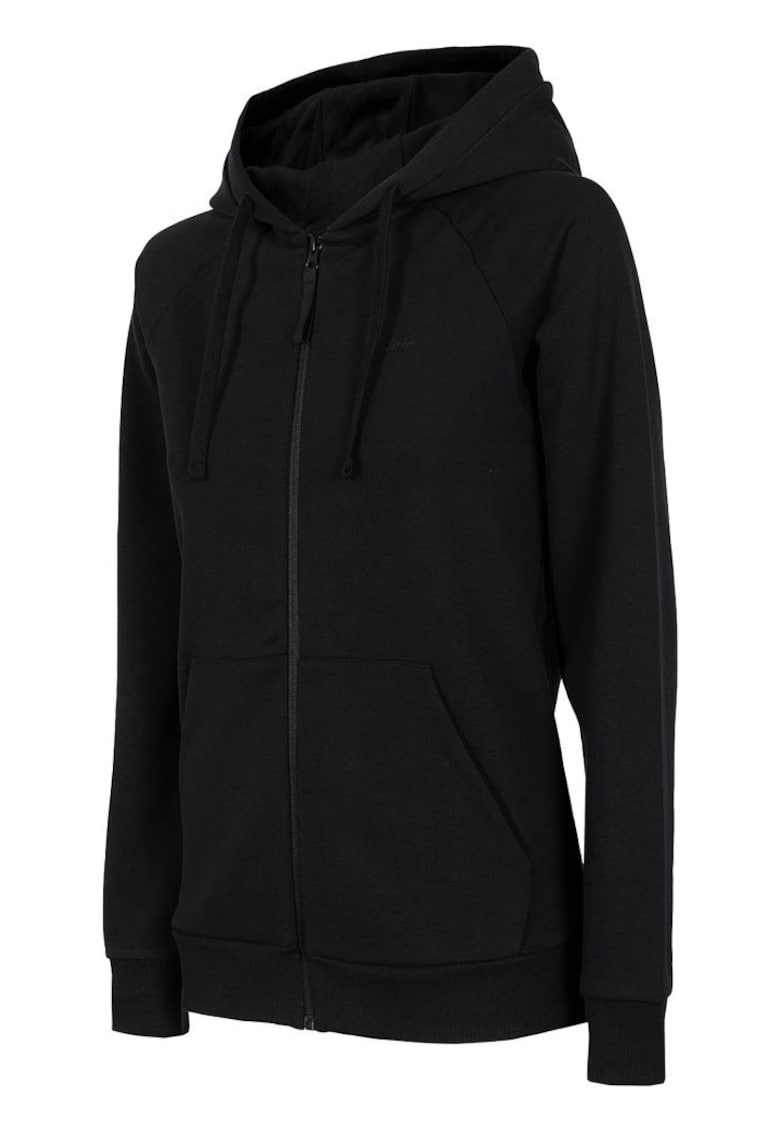 Hanorac standard - gluga - negru - bumbac/poliester