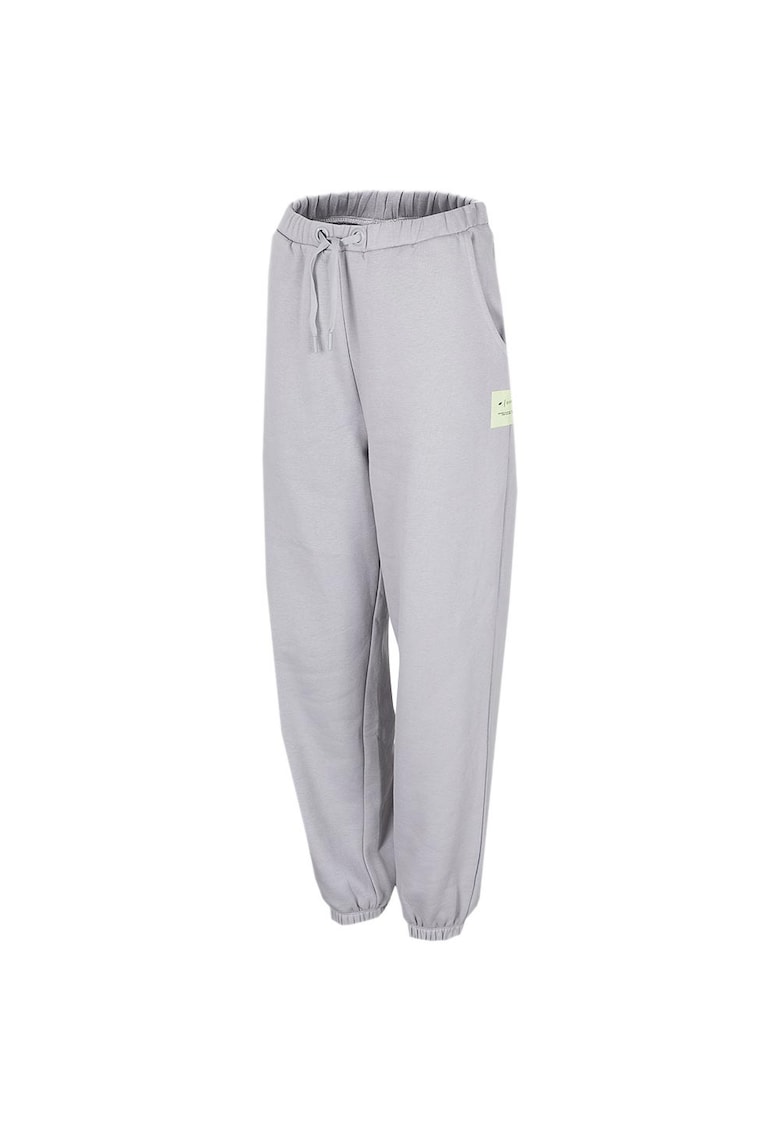 Pantaloni sport dama H4Z22-SPDD012 - Bumbac/Poliester - Gri