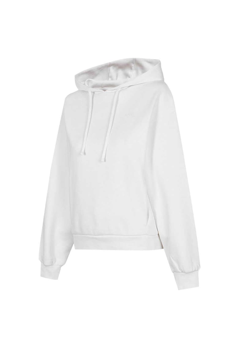 Hanorac sport dama OTHAW22TSWSF080 - bumbac/poliester - alb -