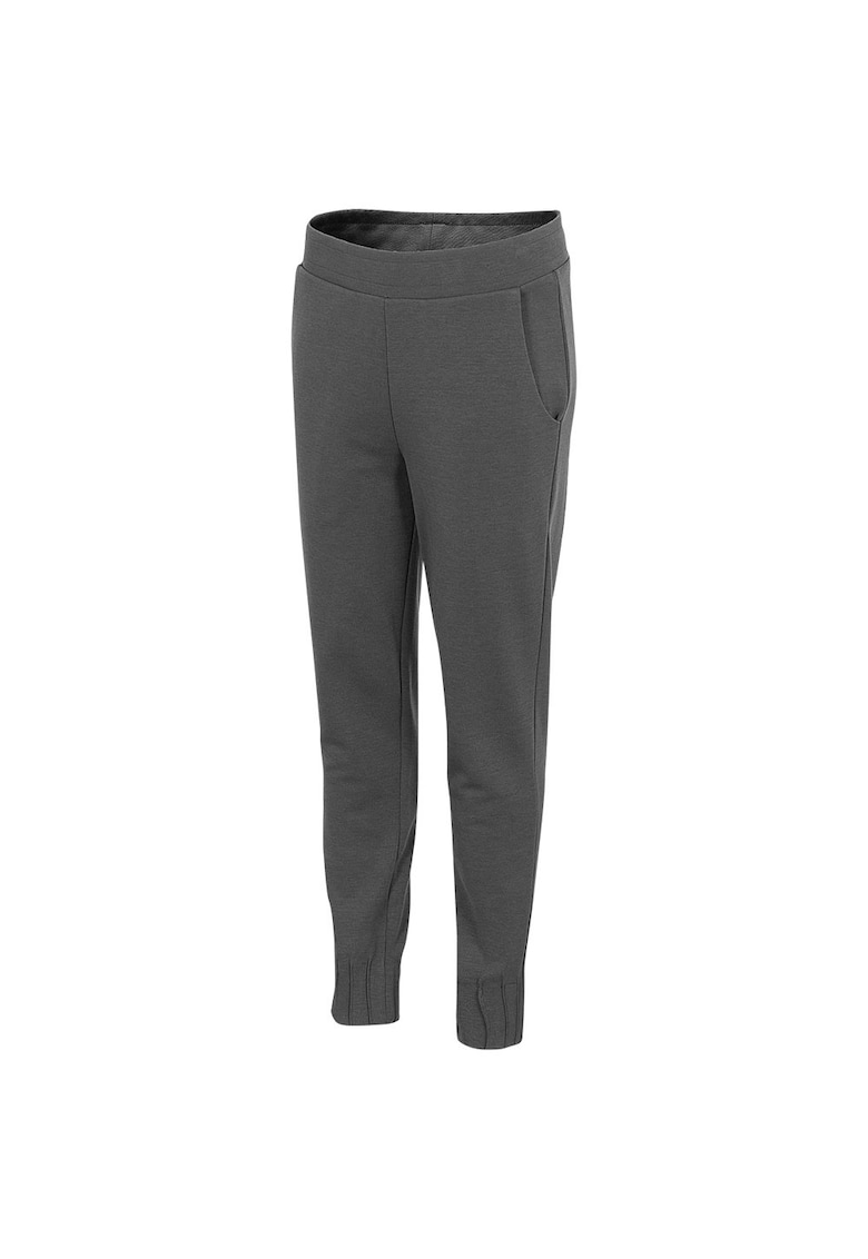 Pantaloni sport dama HOZ21-SPDD605 - Bumbac/Poliester - Gri