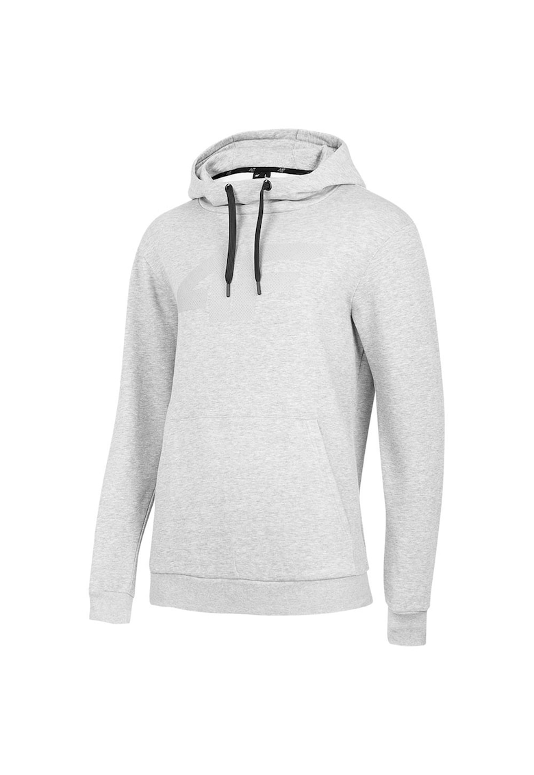Hanorac sport barbati H4Z22-BLM352 - Bumbac/Poliester - Gri -