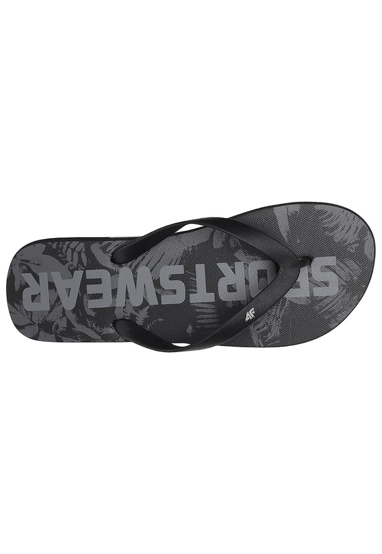 Slapi barbati - design slip-on talpa sintetica negru