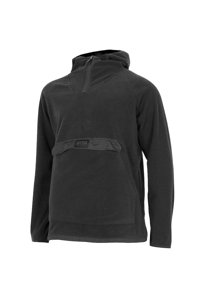 Hanorac sport barbati H4Z21-BLM027 - Poliester - Negru -