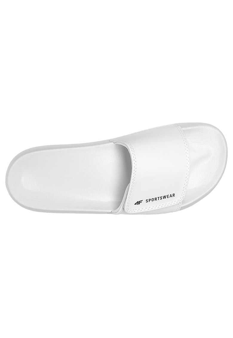 Papuci pentru copii 4FSS23FFLIF070 - inchidere cu velcro - poliuretan/poliester - alb