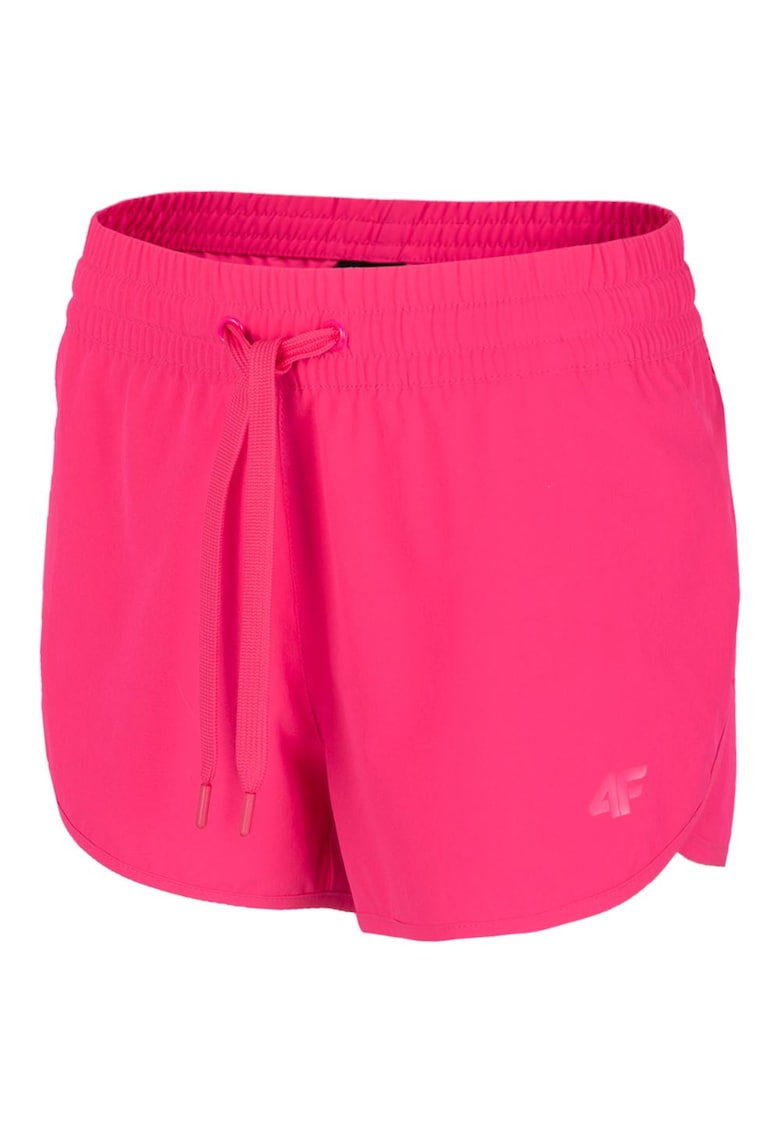 Pantaloni scurti sport dama H4L22-SKDT013 - Poliester/Elastan - Roz