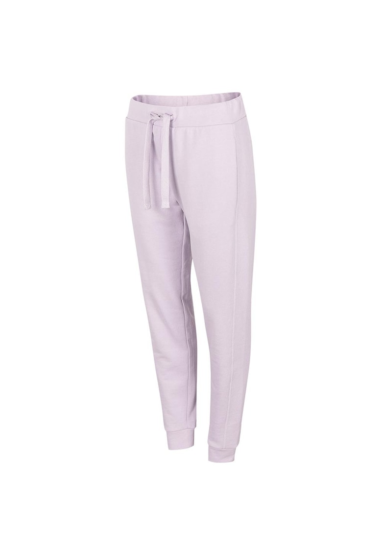 Pantaloni sport dama HOL22-SPDD605 - Bumbac/Poliester - Mov