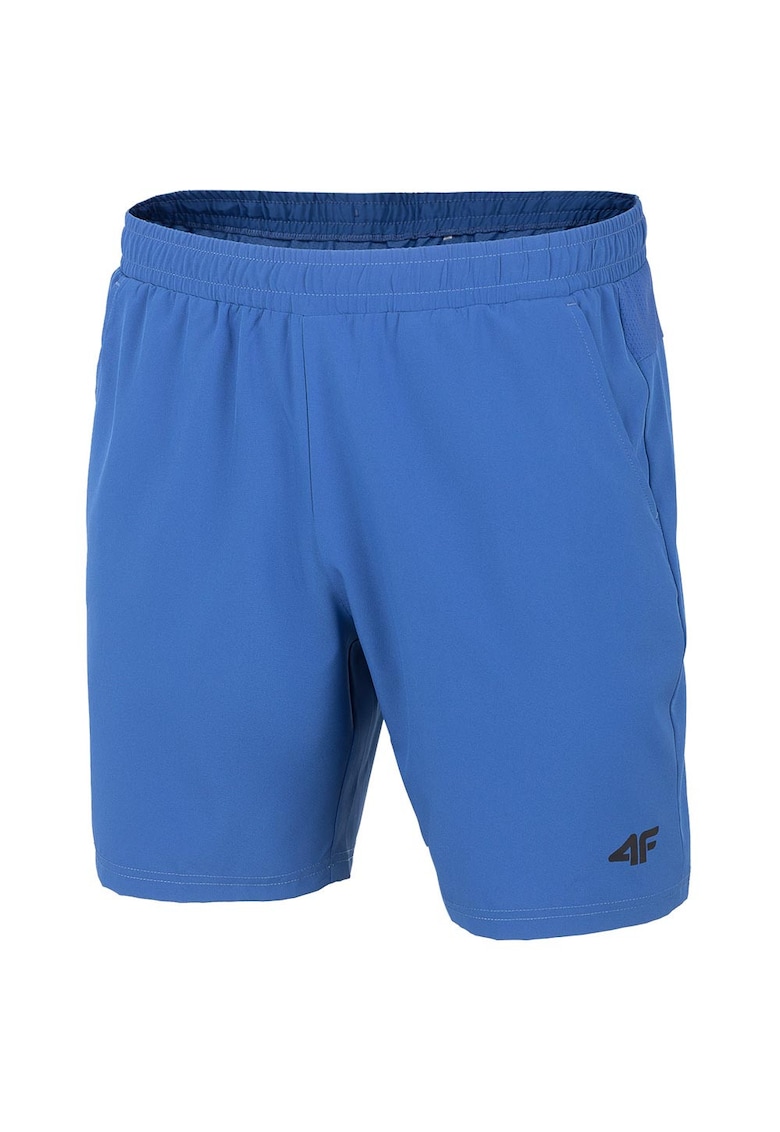 Pantaloni scurti H4L22-SKMF010 - poliester/elastan - albastru