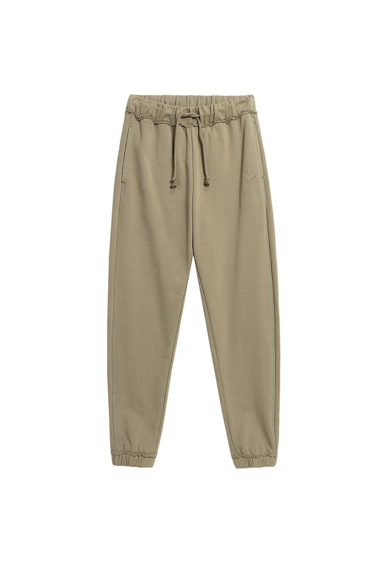 Pantaloni sport dama OTHSS23TTROF173 - Bumbac - Maro
