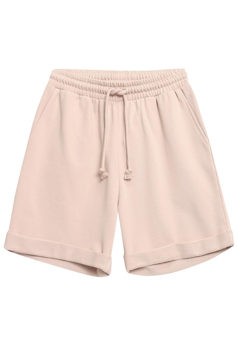 Pantaloni scurti sport dama OTHSS23TSHOF122 - Bumbac/Poliester - Bej
