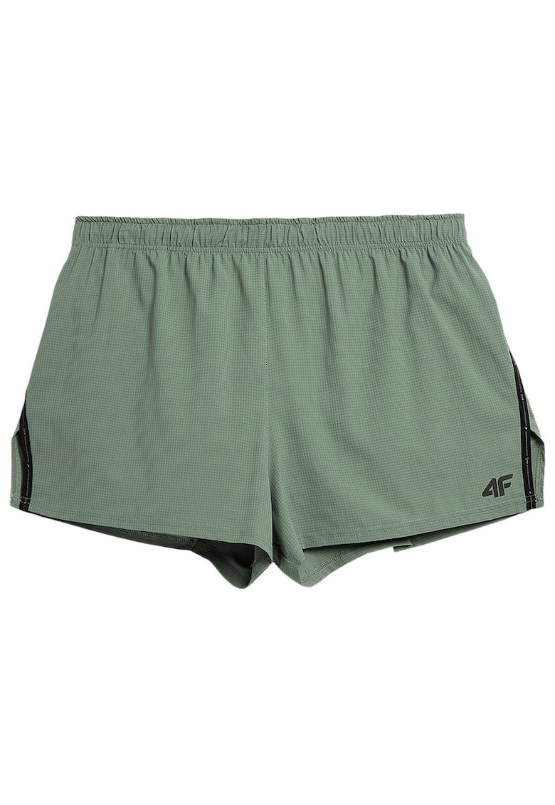 Pantaloni scurti barbati kaki - poliester - croiala regulata - talie elastica