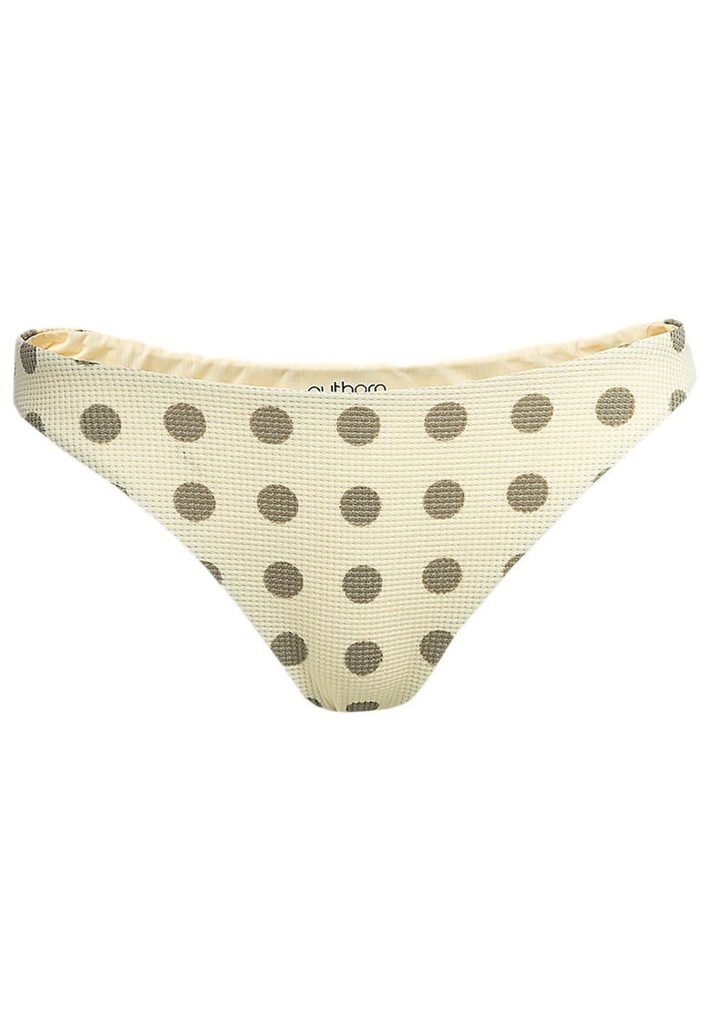 Costum de baie dama - slip bikini - 100% poliuretan - galben