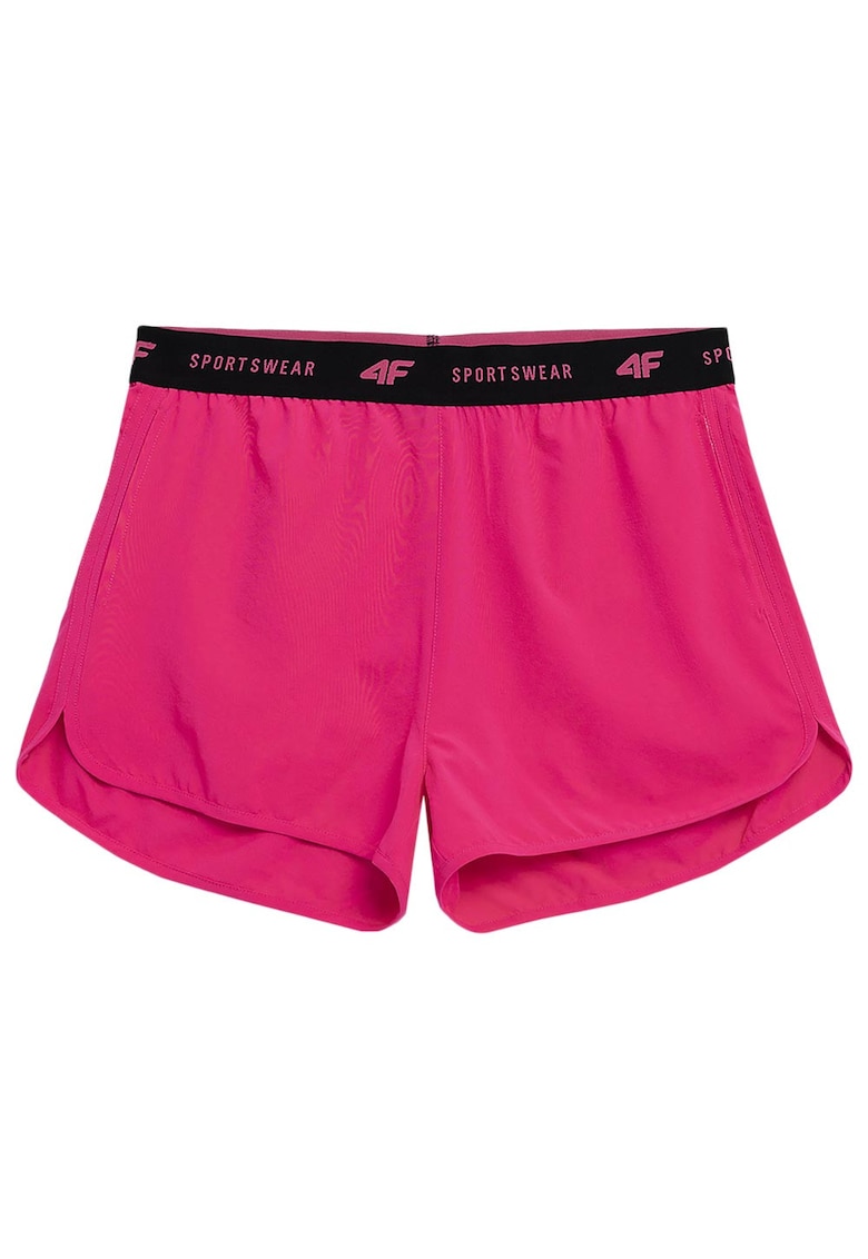 Pantaloni scurti sport dama SS23UBDSF043 - 4F - Poliester/Elastan - Roz