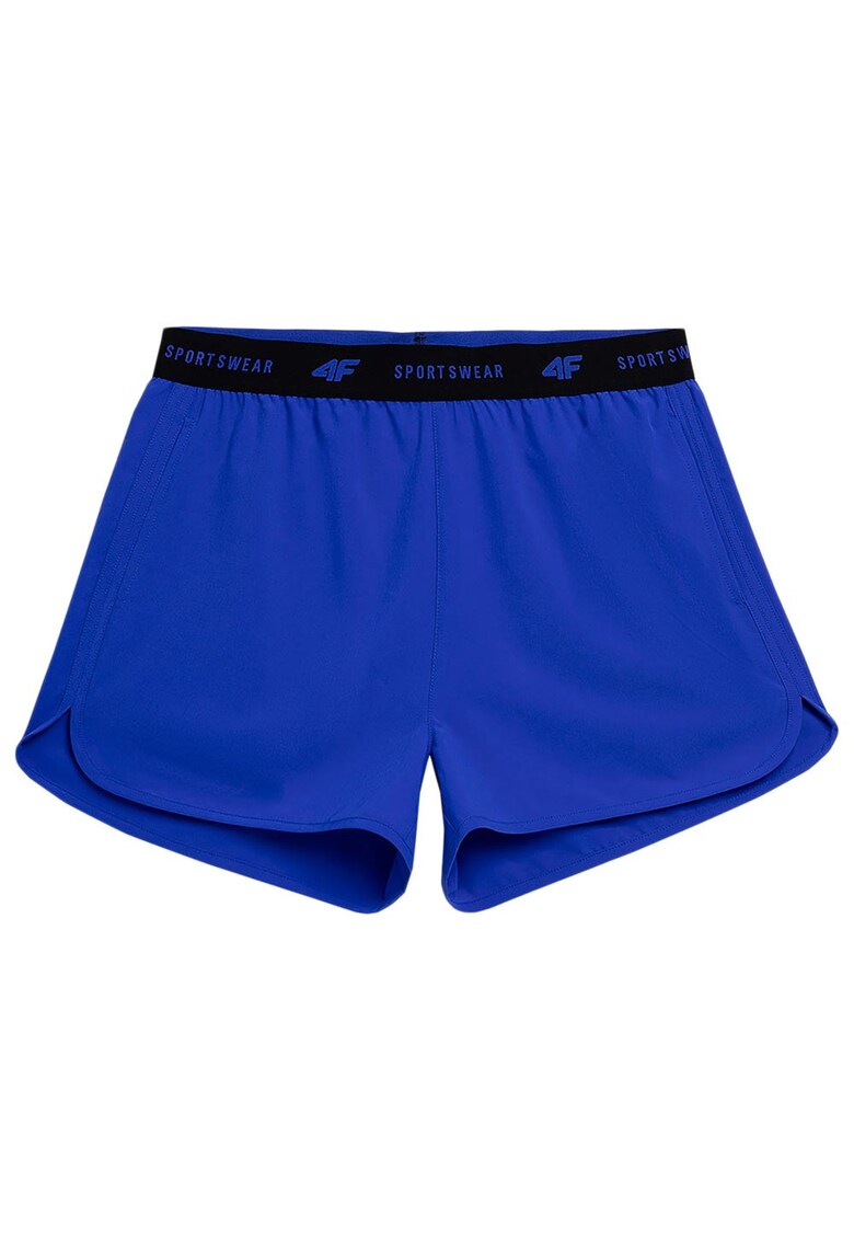 Pantaloni sport scurti dama SS23UBDSF043 - 4F - Poliester/Elastan - Albastru