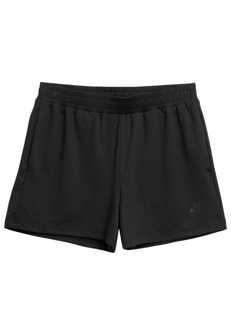 Pantaloni scurti sport dama SS23TFSHF200 - 4F - Poliester/Elastan - Negru