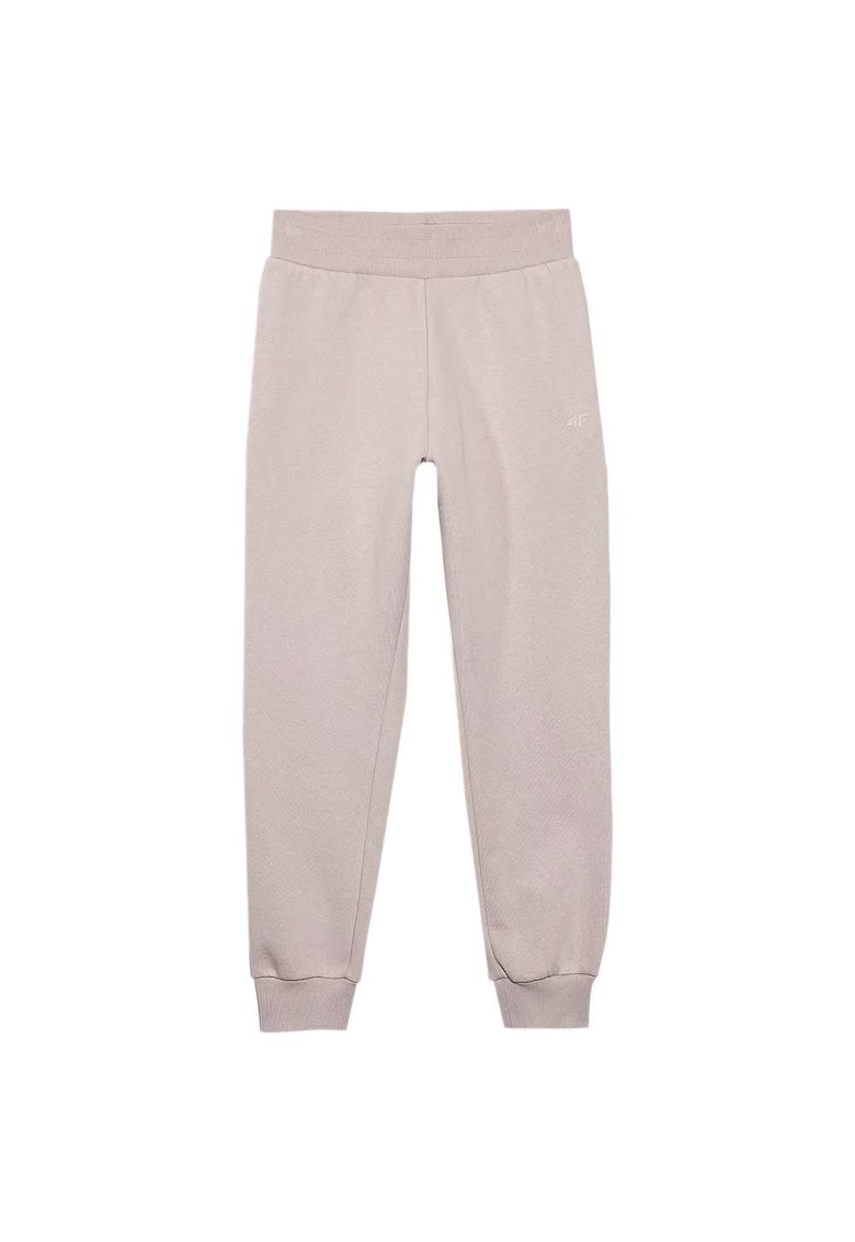 Pantaloni sport dama AW23TTROF471 - 4F - Bumbac/Elastan - Bej