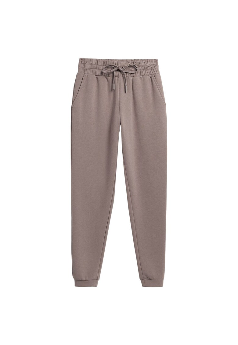 Pantaloni sport dama AW23TTROF507 - 4F - Poliester/Viscoza - Bej