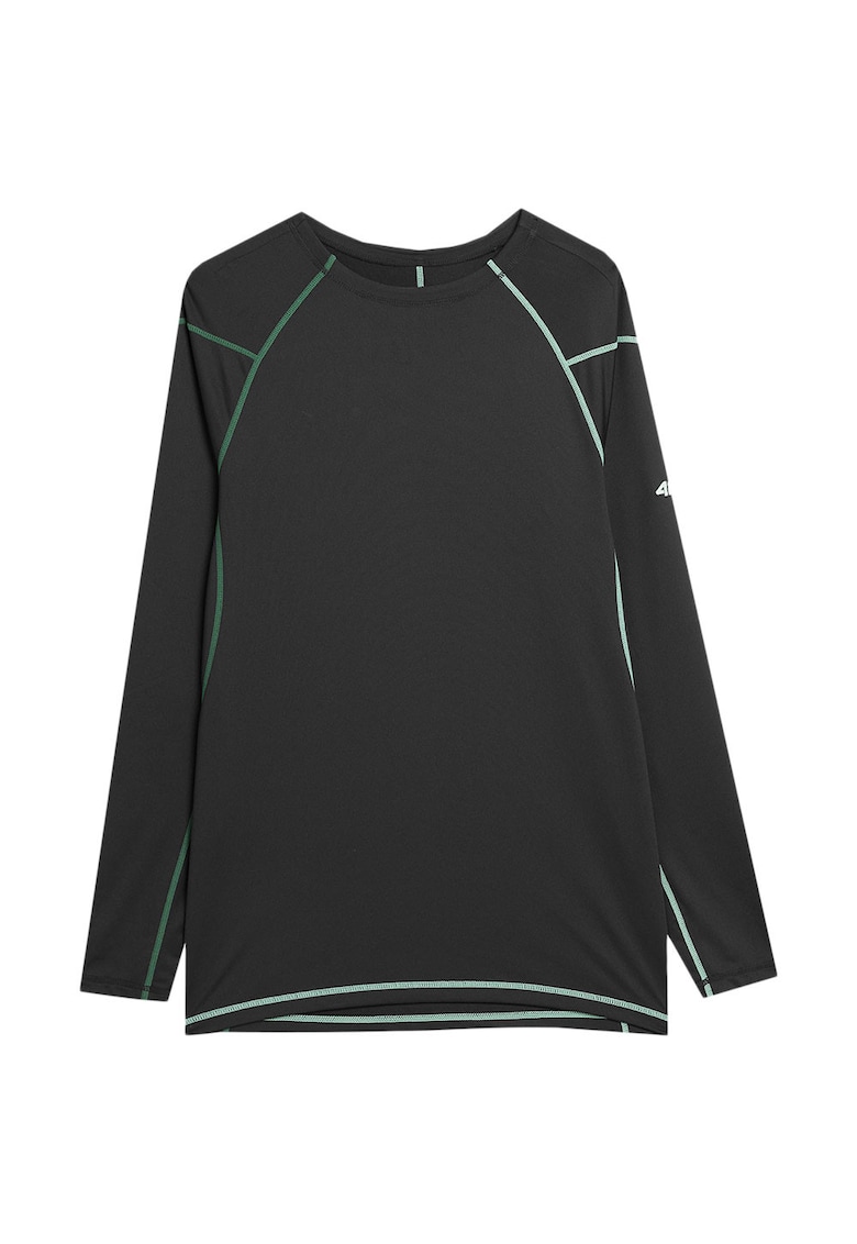 Bluza barbati slim fit - negru - poliester -