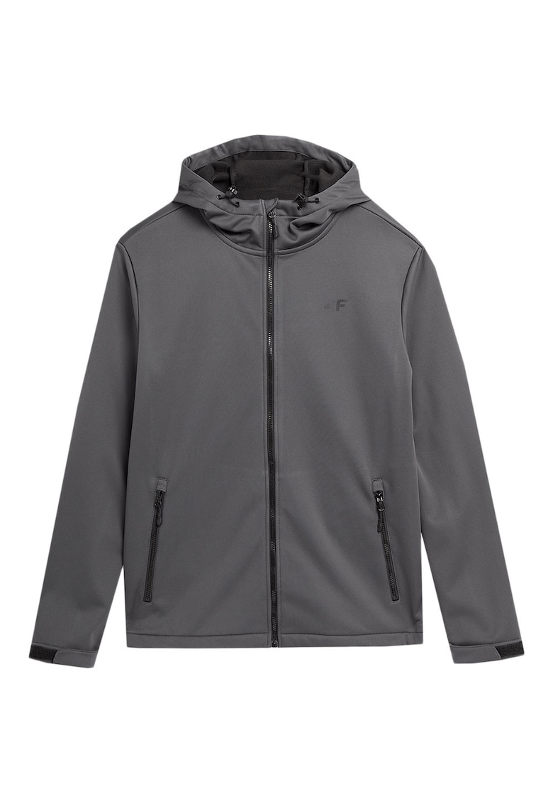 Jacheta softshell barbati - impermeabila - respirabila - gri - poliester