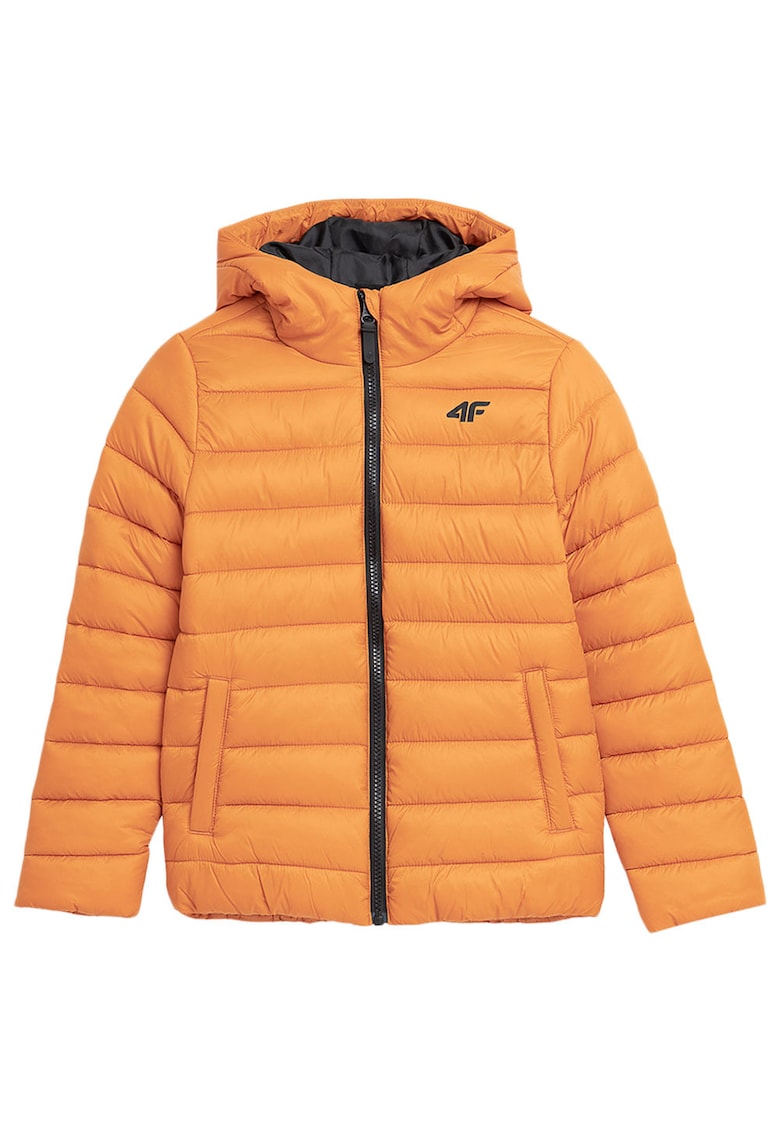 Jacheta sport copii 4FJAW23TDJAM273 - poliamida - galben -