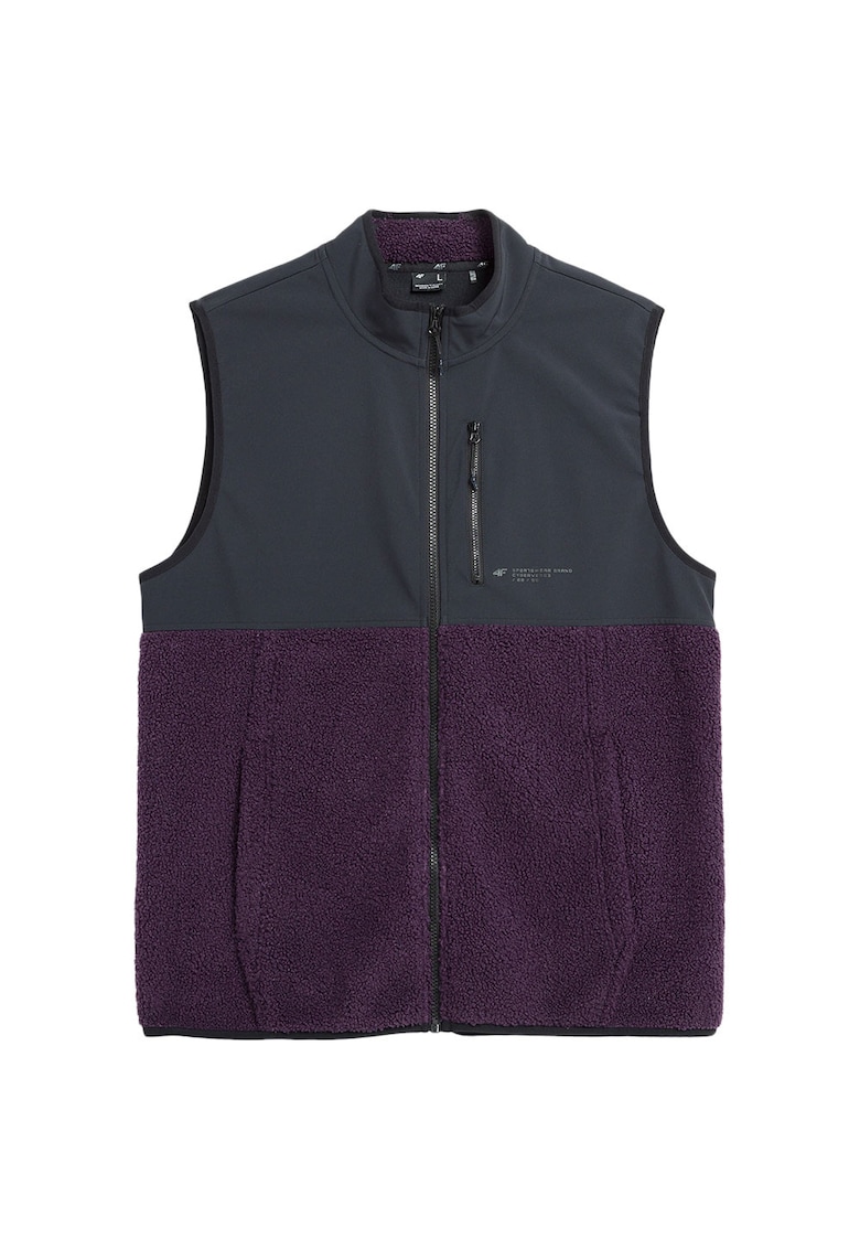 Veste sport barbati negru-violet - poliamida - pentru drumetie