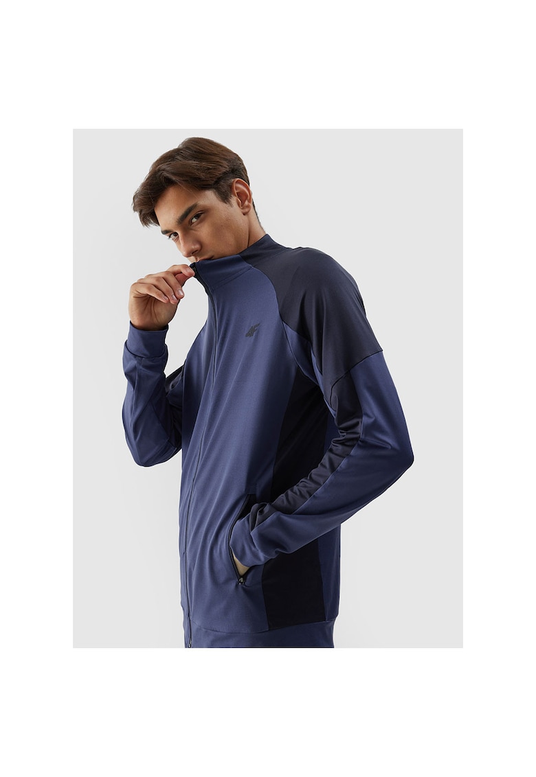 Jacheta sport uscare rapida - albastra - material elastic