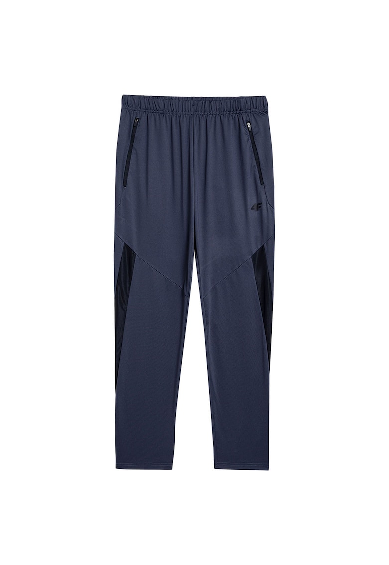 Pantaloni sport barbati bleumarin - uscare rapida - talie elastica - doua buzunare cu fiermoar