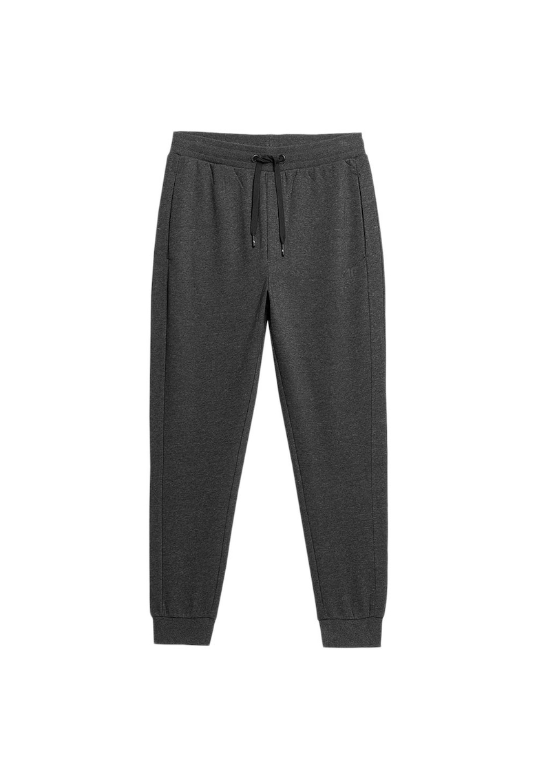 Pantaloni de trening pentru barbati - 4FAW23TTROM452 - bumbac/poliester - gri
