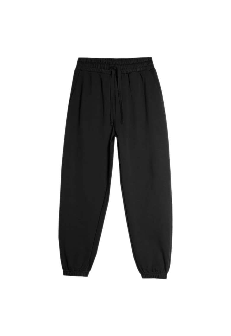 Pantaloni sport dama OTHAW23TTROF437 - Bumbac/Poliester - Negru -