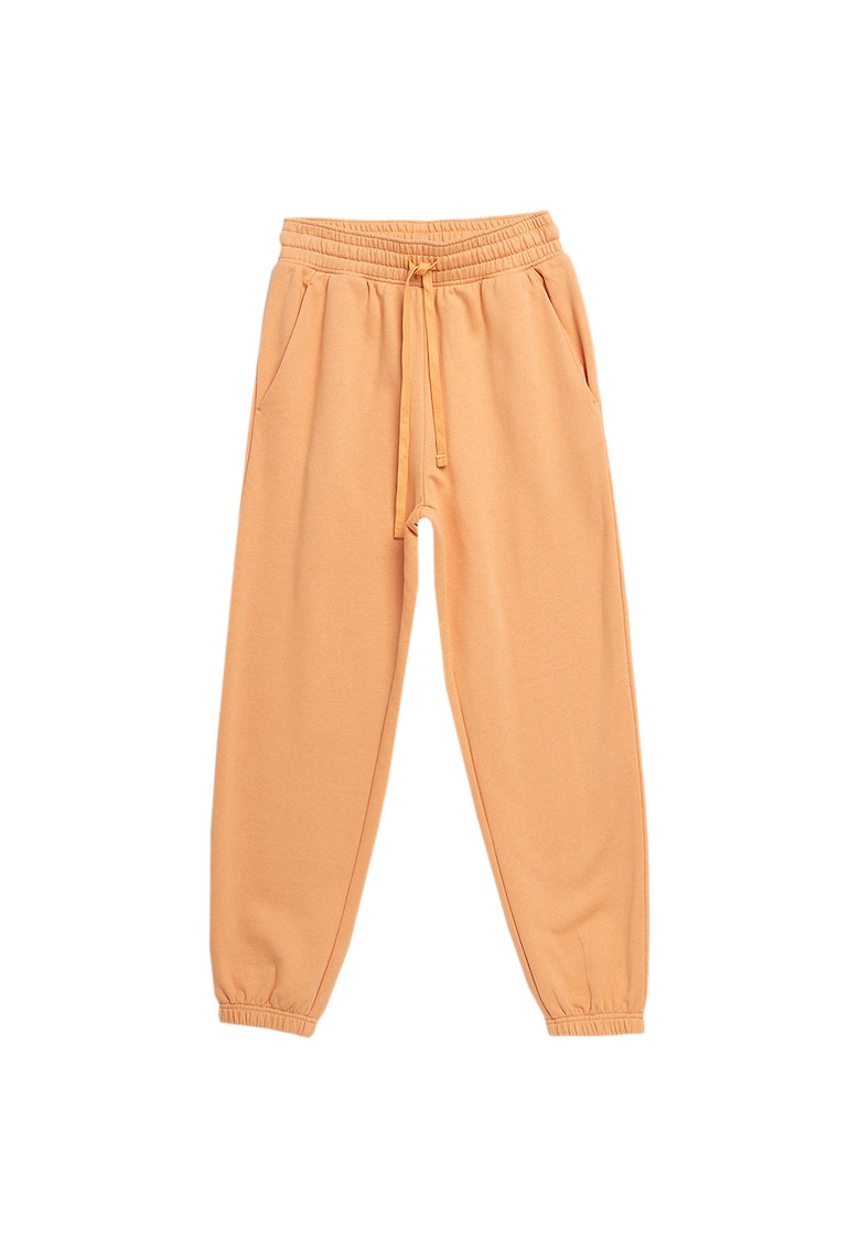 Pantaloni sport dama OTHAW23TTROF437 - Bumbac/Poliester - Portocaliu -