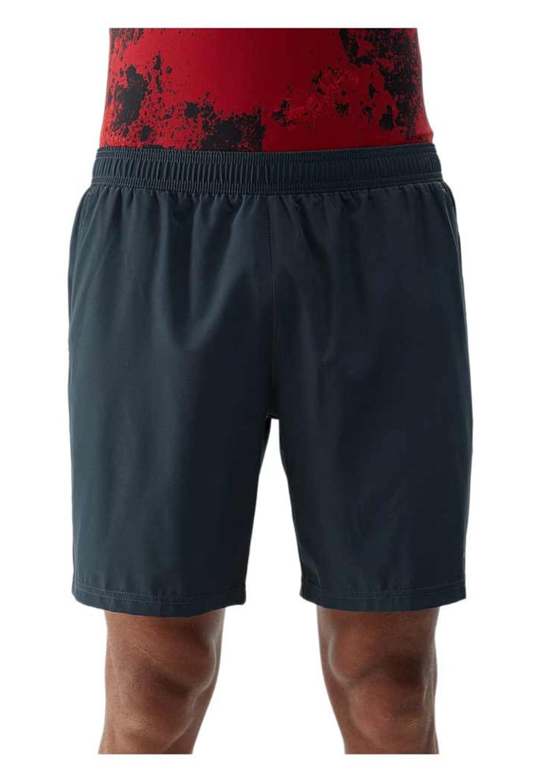 Pantaloni scurti croiala regulata - talie elastica - poliester - Bleumarin