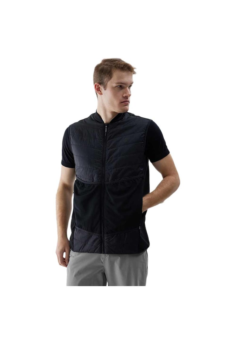 Vesta sport barbati trekking - izolatie eficienta - neagra - poliamida -