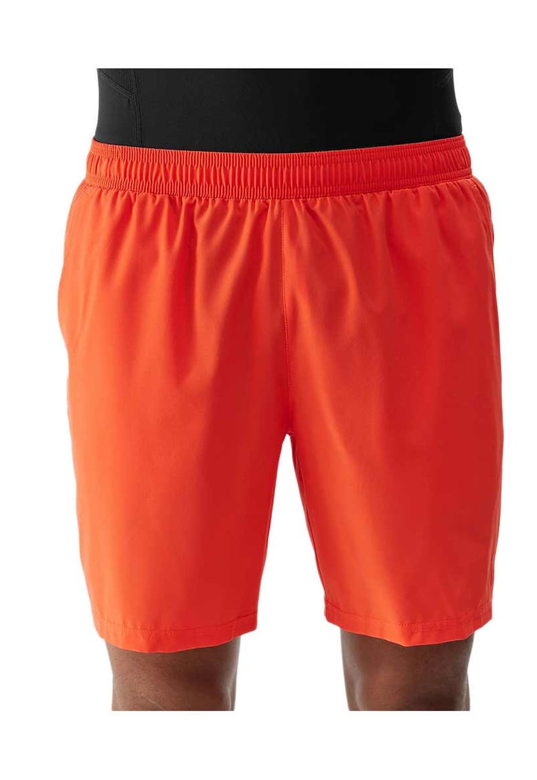 Pantaloni scurti croiala regulata - talie elastica - poliester - Portocaliu