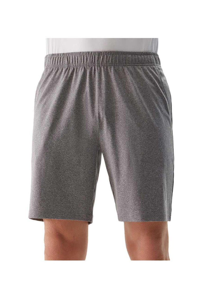Pantaloni scurti barbati gri - poliester-elastan - talie elastica - tehnologie 4FDry